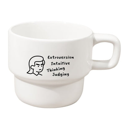Stackable MBTI Mug | Modern Coffee Mugs & Personality Gift - MindGem