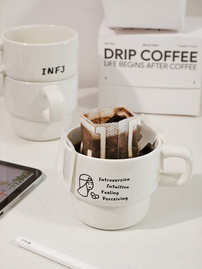 Stackable MBTI Mug | Modern Coffee Mugs & Personality Gift - MindGem