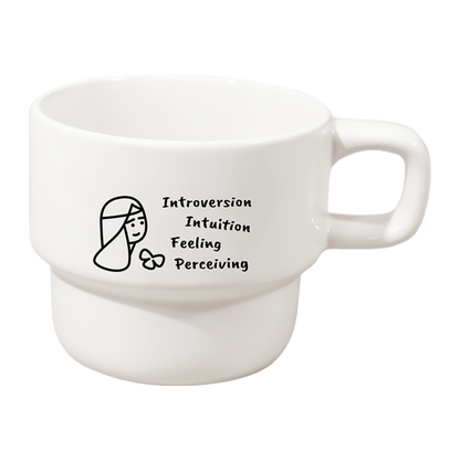 Stackable MBTI Mug | Modern Coffee Mugs & Personality Gift - MindGem