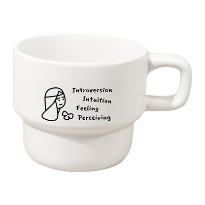 Stackable MBTI Mug | Modern Coffee Mugs & Personality Gift - MindGem