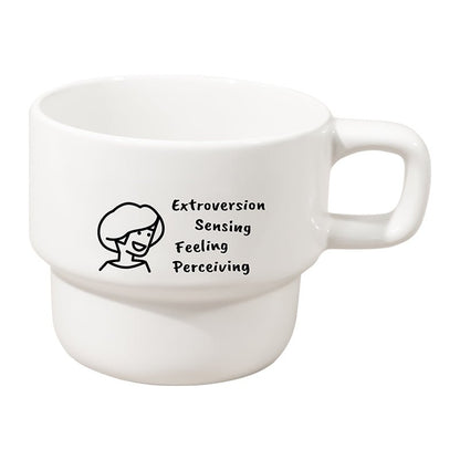 Stackable MBTI Mug | Modern Coffee Mugs & Personality Gift - MindGem